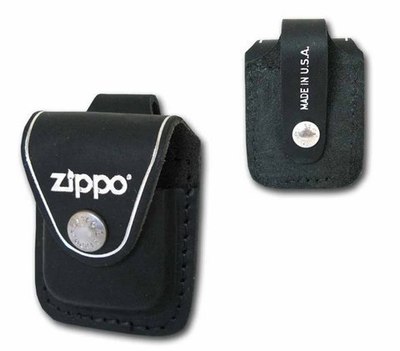 Funda para Zippo piel con botón