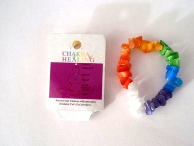 Pulsera 7 Chakras Ojo de Gato