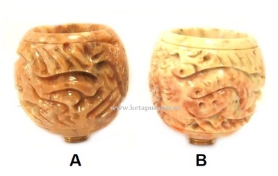 Cazoleta piedra tallada