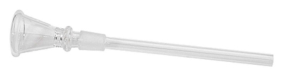 Cazoleta con tubo cristal 19cm
