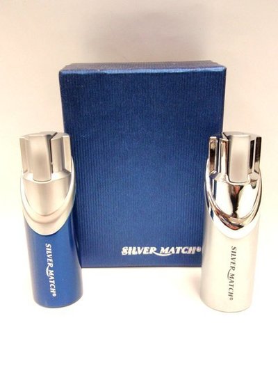 Encendedor Silver Match Turbo Sleeve