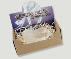 Punta de Cuarzo Cristal en Caja de Regalo