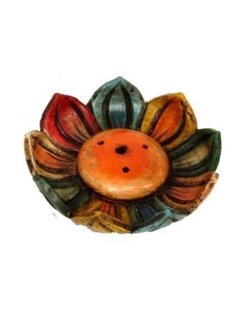 Porta incienso cerámica Flor de Loto