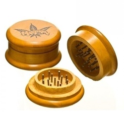 Grinder madera clara Marijuana